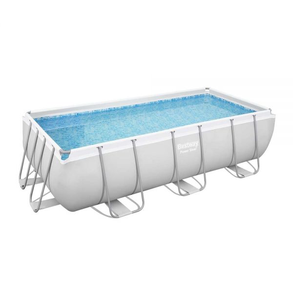 Bestway Piscina Power Steel 56441 frame rettangolare fuoriterra 404x201x100 cm pompa a filtro 