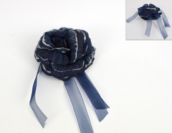 Pinzone Rosa Blu-Silver