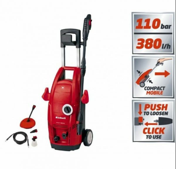 Idropulitrice ad acqua fredda 110 bar 1500w einhell tc-hp 1538 pc lavapavimenti