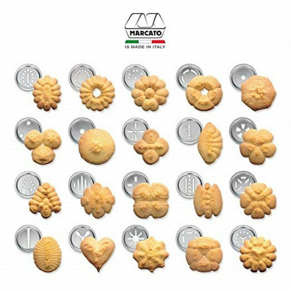 Biscuits siringa pistola biscotti con 20 trafile (made in Italy) spara biscotti 