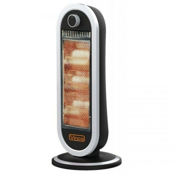 Stufa Alogena Soft Touch 1200 W 3 Potenze 1200 Vinco