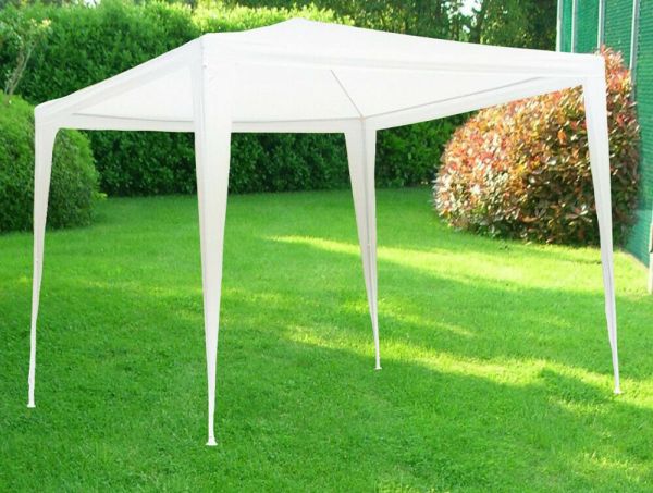 Gazebo classico facile bianco 3 x 3 m ombreggiante arredo giardino 