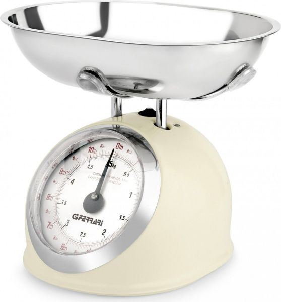 Bilancia Cucina Analogica Meccanica G3 Ferrari con Ciotola 5 Kg