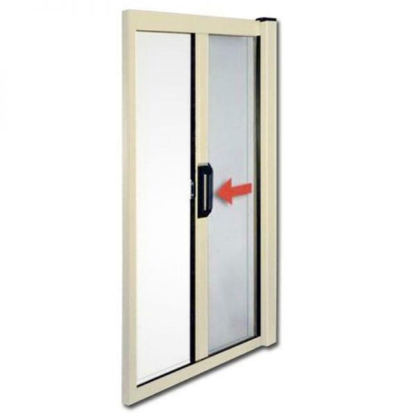 Zanzariera a rullo per porta finestra Laterale 150x250 alluminio riducibile-9010