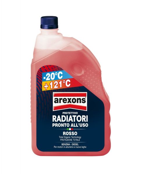 Liquido antigelo rosso radiatore protettivo auto moto pronto uso 2 lt 
