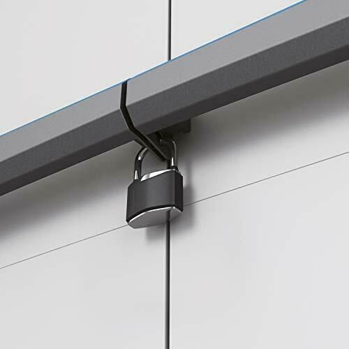 Armadio in plastica alto Linear 3 ripiani regolabili 68x173h multiuso esterno