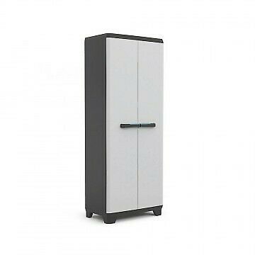 Armadio in plastica alto Linear 3 ripiani regolabili 68x173h multiuso esterno