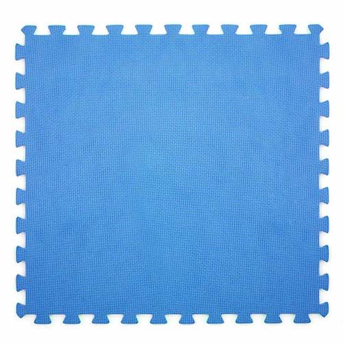 Tappetino blu antiscivolo per piscina 60x60cm bambini puzzle fitness sp 8mm 