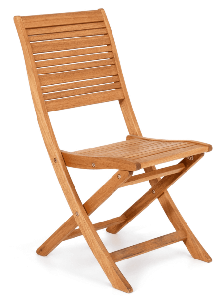 sedia legno giardino california pieghevole da esterno eucalipto 59x43x h90