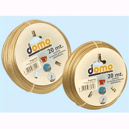 Cavetti Stendibiancheria Ottonato plastificato Utilpack Ø 5mm Conf. 