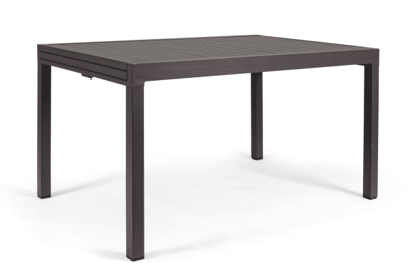 Bizzotto Tavolo Allungabile Pelagius Antracite da 135 a 270 x 90 cm alluminio verniciato a polvere 