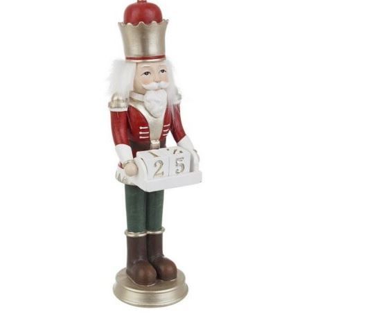 Soldatino natalizio con calendario dell’avvento 23 cm