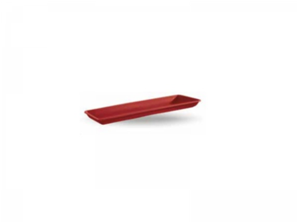 Sottocassetta sottovaso per vaso da giardino Naxos in plastica 50 cm rosso mattone