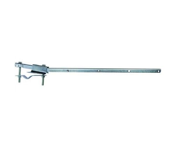 coppia stendibiancheria balcone asta profilo u 4fori zincato