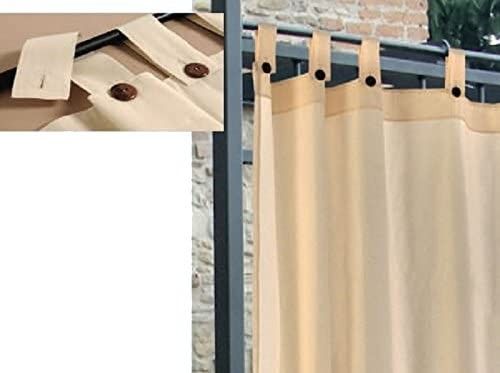 Tenda Gazebo Poliestere 140x270 cm Tortora 