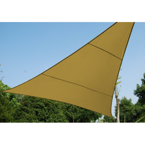 SS-026 Tenda a vela triangolare parasole in poliestere con connettore e corda 5x5x5 mt