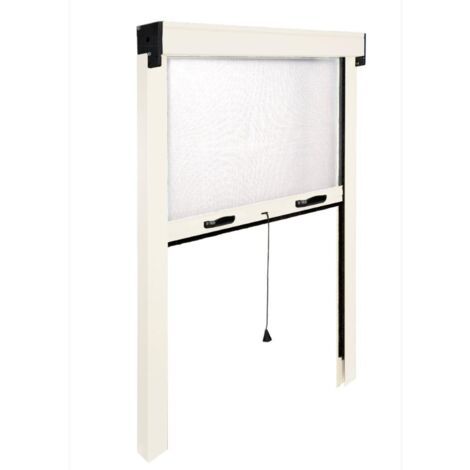 Zanzariera Per Finestra A Rullo Verticale Riducibile Con Frizione 160x170 Bianco Ral Sangiorgio