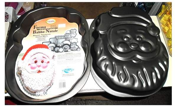 STAMPO DOLCI FORMA DI BABBO NATALE 36 cm